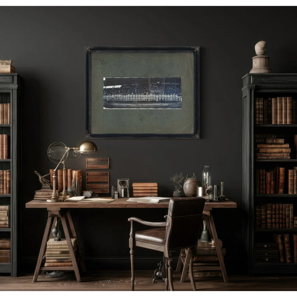 Babe Ruth and the New York Yankees E O Goldbeck San Antonio Texas March 31 — Framed Wall Art Room View | Bella Frye