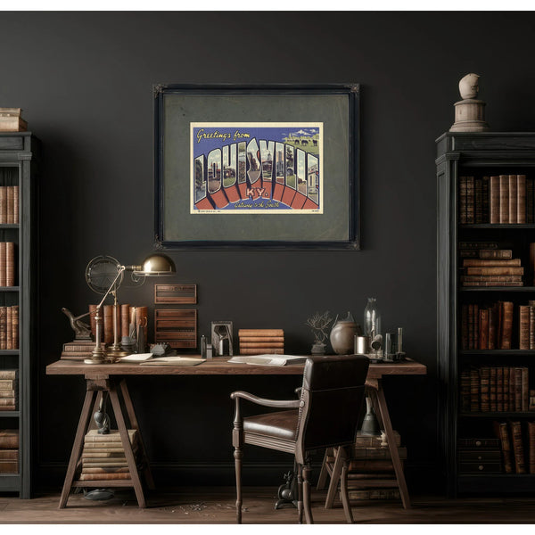 Kentucky Louisville — Framed Wall Art Room View | Bella Frye