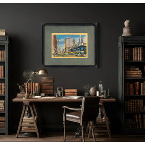 Times — Framed Wall Art Room View | Bella Frye