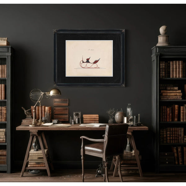 Design for Victoria Sleigh No 3551 — Framed Wall Art Room View | Bella Frye