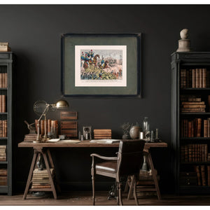 General Taylor at the Battle of Buena Vista 1847 — Framed Wall Art Room View | Bella Frye