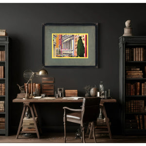 The Temple of Fortune Wall Streets Gilded Altar — Framed Wall Art Room View | Bella Frye