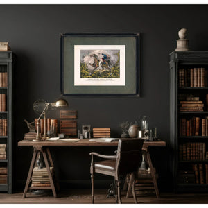 Death of Colonel John J Hardin of the 1st Regiment Illinois Volunteers 1847 — Framed Wall Art Room View | Bella Frye