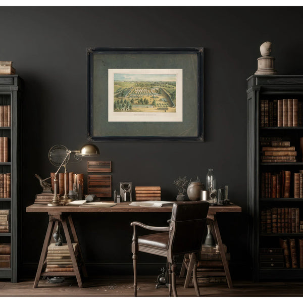 Camp Carroll Baltimore Md 1862 — Framed Wall Art Room View | Bella Frye