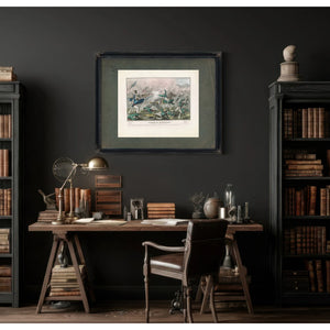 Battle of Churubuscofought Near the City of Mexico 2th of August 1847 1847 — Framed Wall Art Room View | Bella Frye
