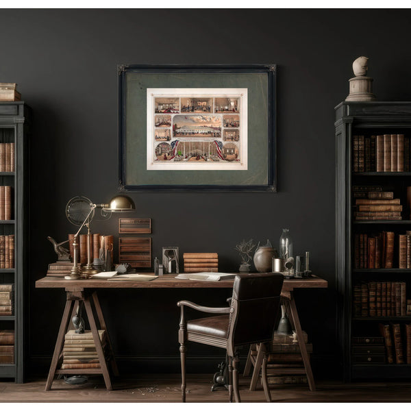 Citizens Volunteer Hospital Corner of Broad St Washington Avenue Philadelph — Framed Wall Art Room View | Bella Frye