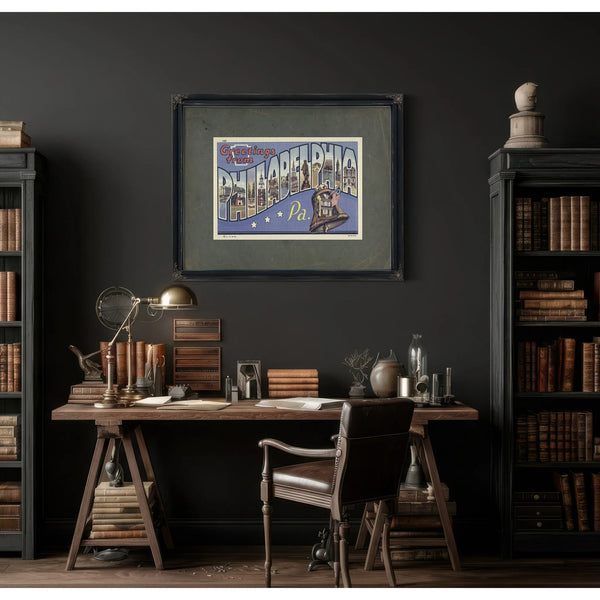 Pennsylvania Philadelphia — Framed Wall Art Room View | Bella Frye