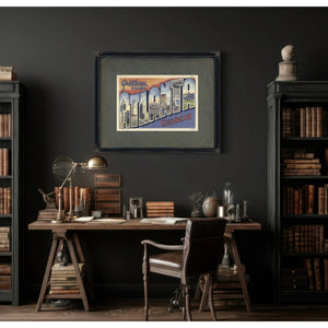 Georgia Atlanta — Framed Wall Art Room View | Bella Frye