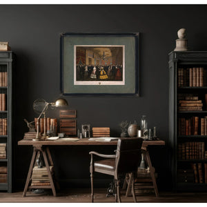Abraham Lincolns Last Reception 1865 — Framed Wall Art Room View | Bella Frye