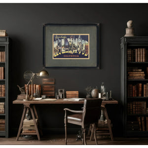 California Hollywood — Framed Wall Art Room View | Bella Frye