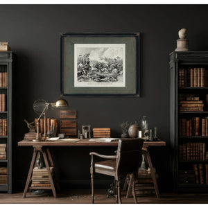 Battle of Pea Ridge Arkansas March 8th 1862 1862 — Framed Wall Art Room View | Bella Frye