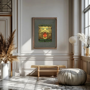 Cover Photo of the November 7 1942 University of Pittsburgh Versus the Ohio 16b88 — Framed Wall Art Room View | Bella Frye