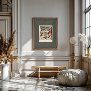 Us Shield of Honor 19th Century — Framed Wall Art Room View | Bella Frye