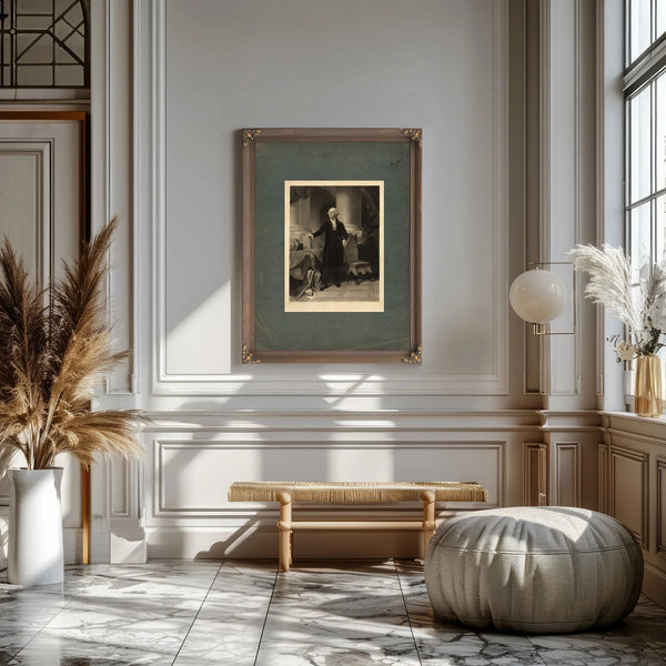 George Washington 1852 — Framed Wall Art Room View | Bella Frye