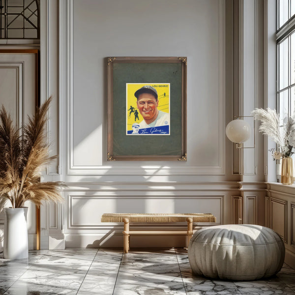 Lougehrig1934 — Framed Wall Art Room View | Bella Frye