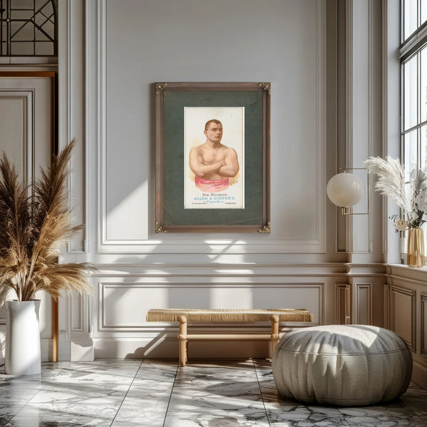 William Muldoon Wrestler From Worldand39s Champions Series 1 N28 for Allen — Framed Wall Art Room View | Bella Frye
