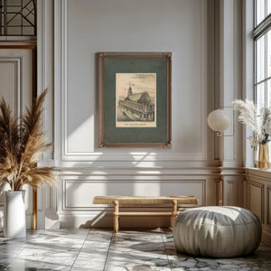 The Old Post Office New York 1877 — Framed Wall Art Room View | Bella Frye