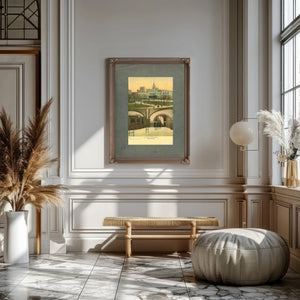 The Underground Passage at City Hall — Framed Wall Art Room View | Bella Frye