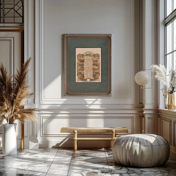 1893 — Framed Wall Art Room View | Bella Frye