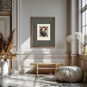 Benjamin Franklin the Statesman and Philosopher 1847 — Framed Wall Art Room View | Bella Frye