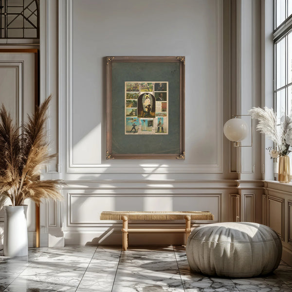 Afro American Monument 1897 — Framed Wall Art Room View | Bella Frye