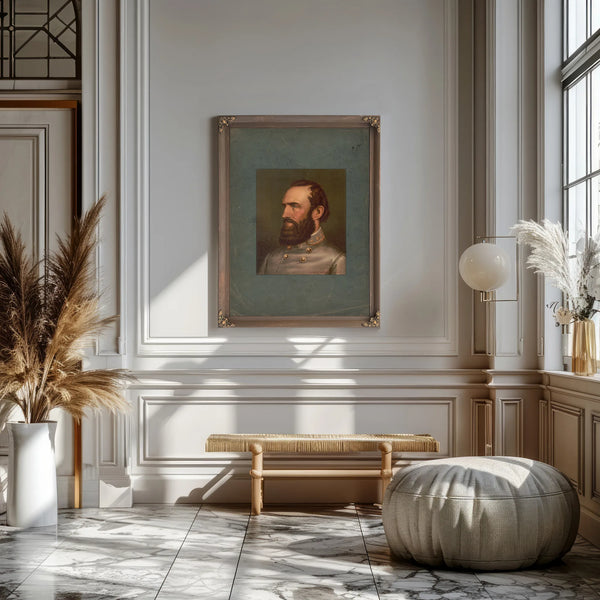 Stonewall Jackson 1877 — Framed Wall Art Room View | Bella Frye