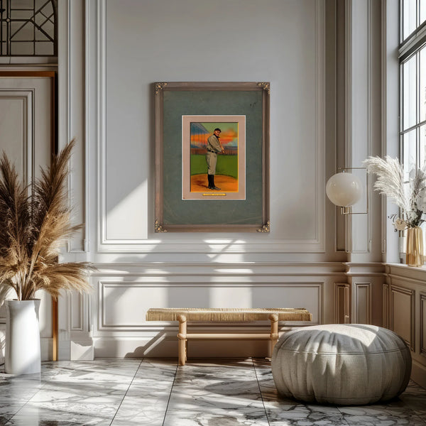 Baseball Sport Vintage Sports — Framed Wall Art Room View | Bella Frye