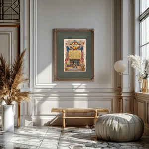 New York Daily News 1886 — Framed Wall Art Room View | Bella Frye