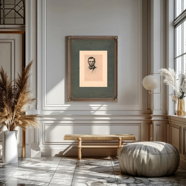 Abraham Lincoln 192 — Framed Wall Art Room View | Bella Frye
