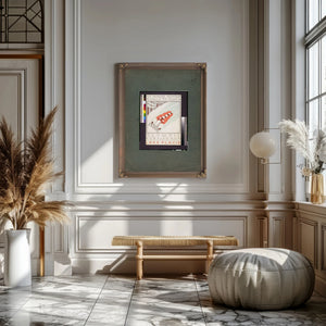 Up Where Winter Calls to Play Olympic Bobsled Run Lake Placid J Rivolta — Framed Wall Art Room View | Bella Frye
