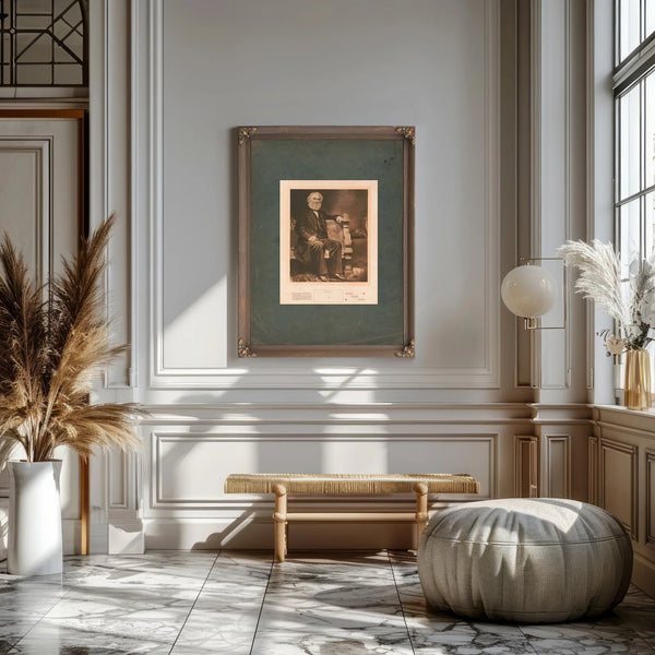 Henry Wadsworth Longfellow 1914 — Framed Wall Art Room View | Bella Frye
