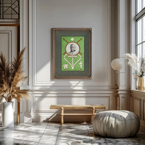 9 Rose Company Ty Cobb Sgc 77b4e — Framed Wall Art Room View | Bella Frye