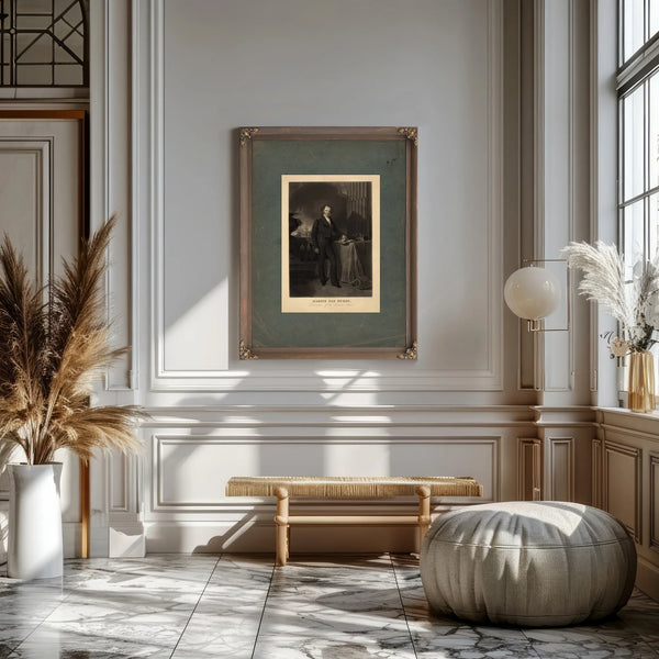 Martin Van Buren President of the United States 1839 1841 — Framed Wall Art Room View | Bella Frye