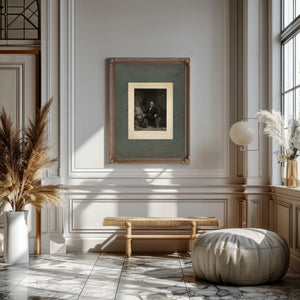 Benjamin Franklin Born in Boston Jany 17th 176 Died in Philadelphia April 17th 179 1847 — Framed Wall Art Room View | Bella F