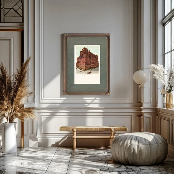 The Gilded Palace Where Astors Built Their Empire in Brick and Ambition — Framed Wall Art Room View | Bella Frye