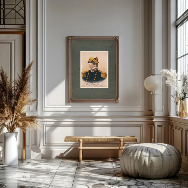 Dmiral George Dewey 1899 — Framed Wall Art Room View | Bella Frye