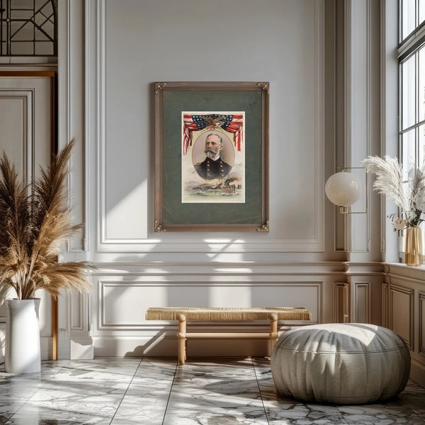 Rear Admiral Sampson Usn 1899 — Framed Wall Art Room View | Bella Frye