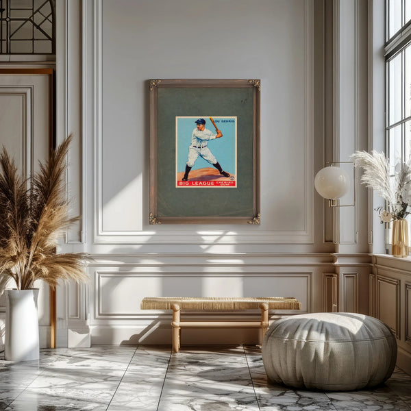 Lougehriggoudeycard — Framed Wall Art Room View | Bella Frye
