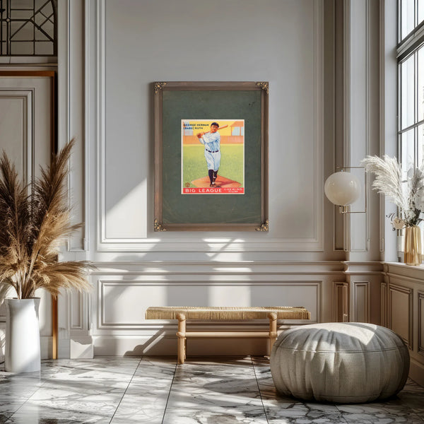 Baberuthgoudeycard2 — Framed Wall Art Room View | Bella Frye
