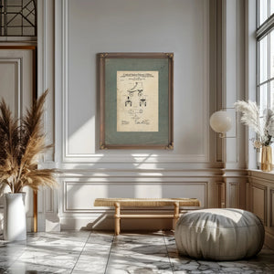 Us Patent No 617996 Combination Roller Skate Shoe by M L Ruel January 17 1899