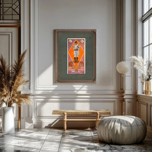 Boston Garter Color Ty Cobb — Framed Wall Art Room View | Bella Frye