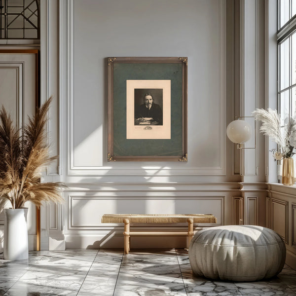 Robert Louis Stevenson 199 — Framed Wall Art Room View | Bella Frye