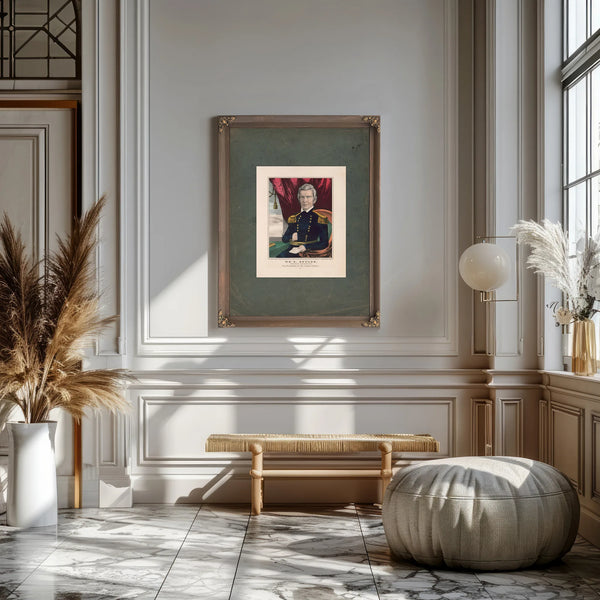 Illiam Orlando Butler Democratic Candidate for Vice President of the United States 1848 — Framed Wall Art Room View | Bella F