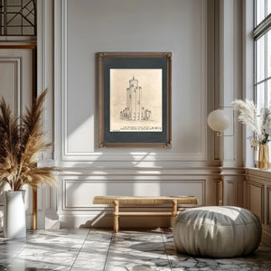 The Keepers Tower at Worlds Edge — Framed Wall Art Room View | Bella Frye
