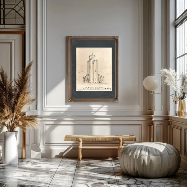 The Keepers Tower at Worlds Edge — Framed Wall Art Room View | Bella Frye