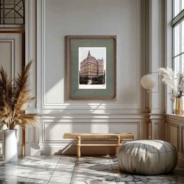 The Ansonia Gilded Age Monument to Manhattan Grandeur — Framed Wall Art Room View | Bella Frye