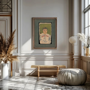 W515 Strip Card Babe Ruth — Framed Wall Art Room View | Bella Frye