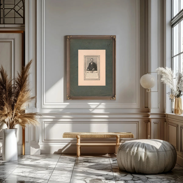 Abraham Lincoln 1918 — Framed Wall Art Room View | Bella Frye