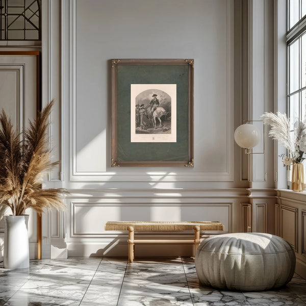 Washington at the Outposts of Valley Forge 1859 — Framed Wall Art Room View | Bella Frye