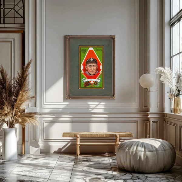 T25 Piedmont Ty Cobb 615f9 — Framed Wall Art Room View | Bella Frye